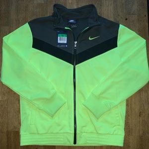 NIKE Neon Zip Up Jacket